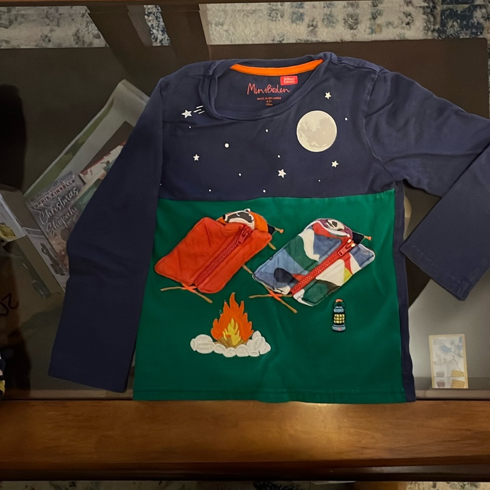 Long Sleeve Boden Camp Out Shirt